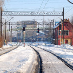 Tory kolejowe Rydułtowy zimą
